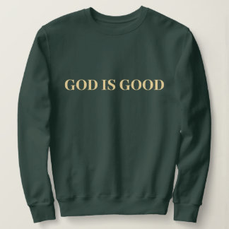 Moletom Deus É Bom Fofo Simples Elegante Moderno Minimal