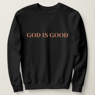 Moletom Deus É Bom Fofo Simples Elegante Moderno Minimal