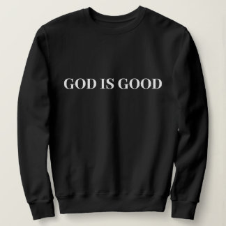 Moletom Deus É Bom Fofo Simples Elegante Moderno Minimalis