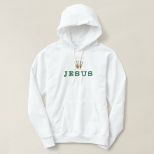 Moletom Deus é bom o tempo todo.