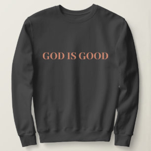 Moletom Deus é bom, simples Na moda moderno, mínimo