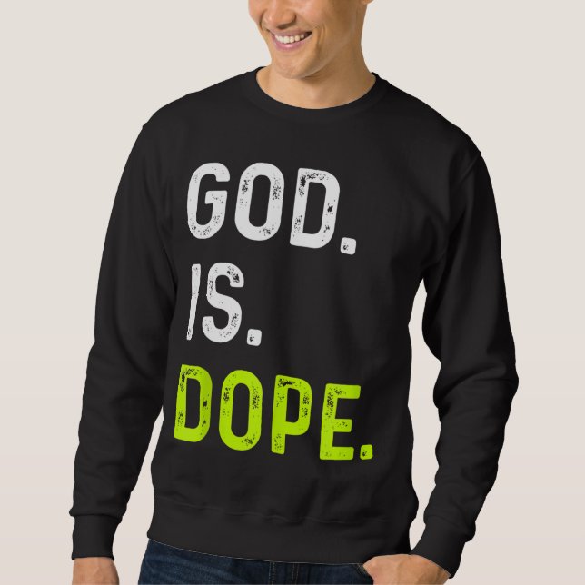 Moletom Deus é Engraçado Jesus Cristo Amor Estilo de Vida (Frente)