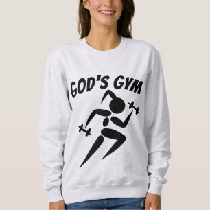 Moletom DEUS É GYM, Meninas T-Shirts Cristãs