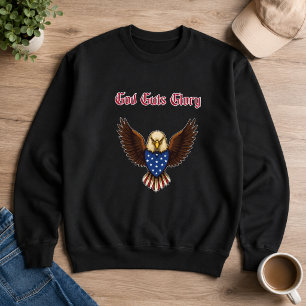 Moletom Deus Entrañas Gloria Força Espírito Patriótico Ame