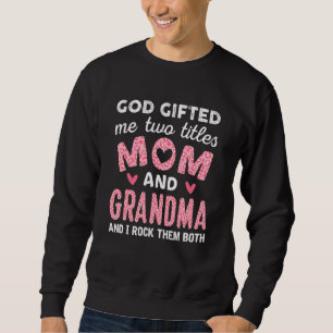 Moletom Deus Me Deu Dois Títulos Mamãe E Grammy Black Girl
