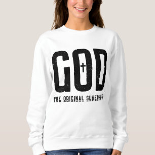 Moletom Deus O Super Herói Original da Cruz Bíblica das Mu