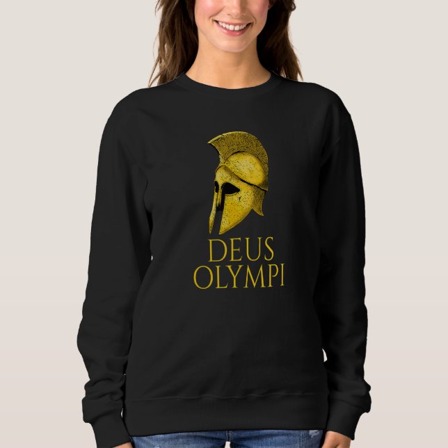 Moletom Deus Olympi  Deus Olímpico  Grego Antigo & Romano  (Frente)