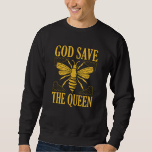Moletom Deus Salve A Rainha Engraçada Beekeeper Bee Love