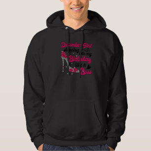 Moletom Dezembro Menina Entrando No Meu Aniversário Como U