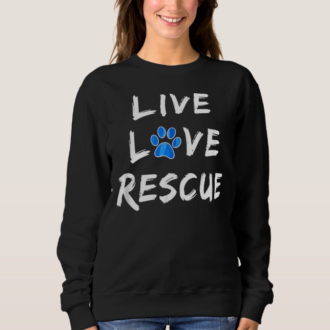 Moletom Dfw Labrador Retriever Rescut Club Live Love Rescu (Frente)