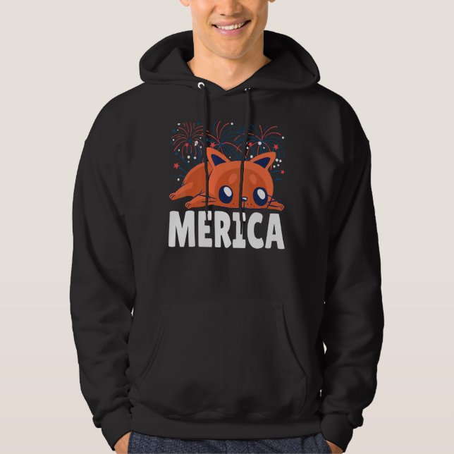 Moletom Dia 4 de julho da Independência dos Estados Unidos (Frente)