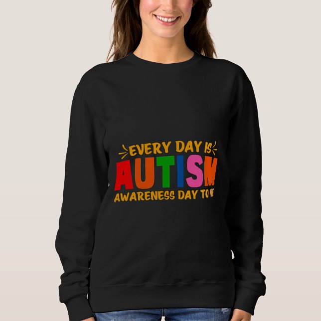 Moletom Dia da Consciência do Autismo Engraçado (Frente)