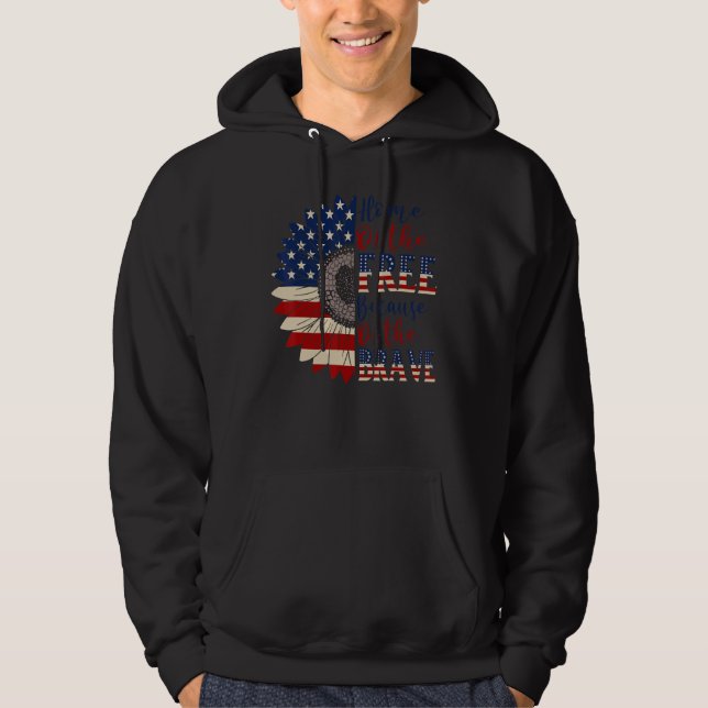 Moletom Dia da Independência de Cor Branca Vermelha 4 de j (Frente)