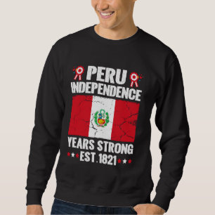 Moletom Dia da Independência do Peru Orgulho da Celebração