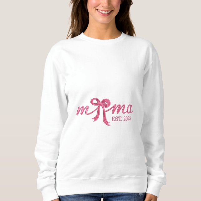 Moletom Dia da Mãe do Arco Rosa Quente Est 2025 (Frente)