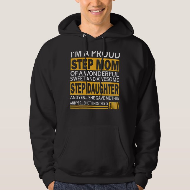 Moletom Dia Da Mãe Para A Mãe De Stepdau (Frente)