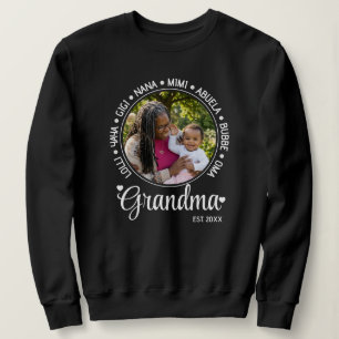 Moletom Dia das Mães Personalizado Vovó Nana Mimi Gigi AVÓ