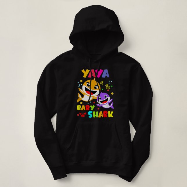 Moletom Dia de as mães da Família Tuk Yaya Yaya Shark (Frente do Design)