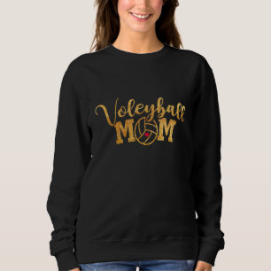 Moletom Dia de as mães da Mãe de Voleibol