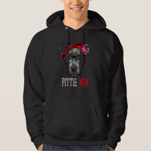 Moletom Dia de as mães de Cachorro Pitbull da Mãe
