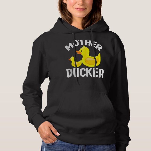 Moletom Dia de as mães De Ducker Mãe Para Pato (Frente)