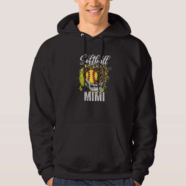 Moletom Dia de as mães de Jogo de Luva Mimi Leopardo Softb (Frente)