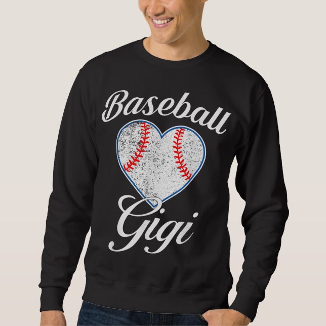 Moletom Dia de as mães Gigi De Baseball Softball Para Gigi (Frente)