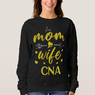 Moletom Dia de as mães Mãe Esposa Enfermeira Enfermeira Cn