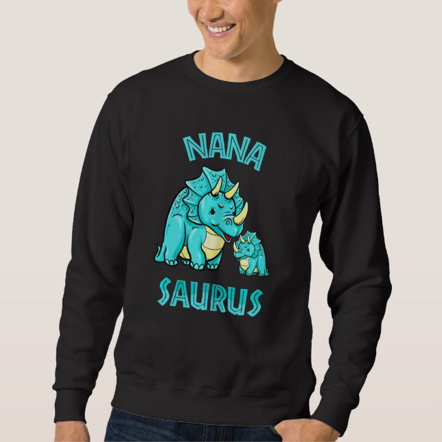 Moletom Dia de as mães Nanasaurus Rex Dinosaur Nana Saurus (Frente)
