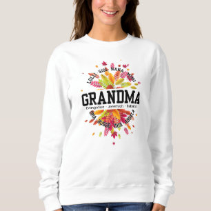 Moletom Dia de as mães Personalizado GRANDMA Nana Mimi Gig