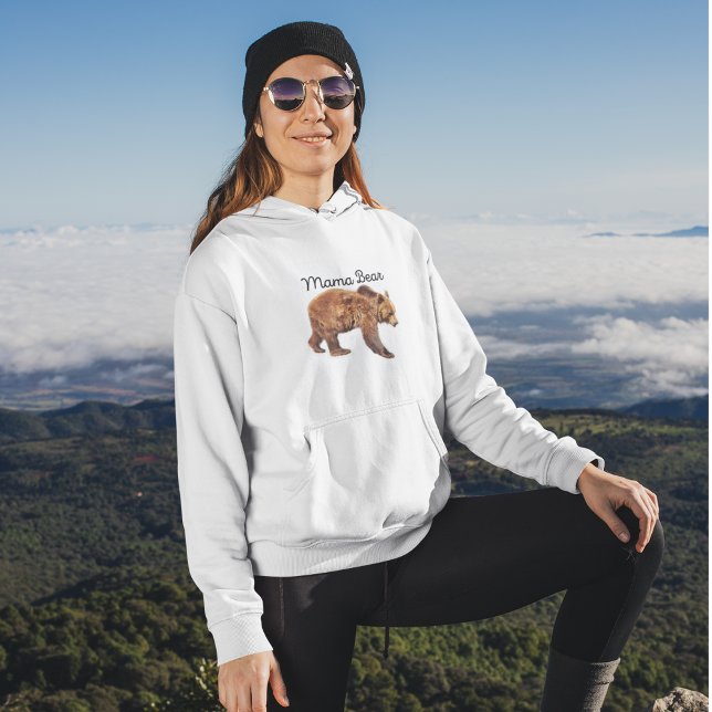 Moletom Dia de as mães Rustic Mama Bear (Criador carregado)