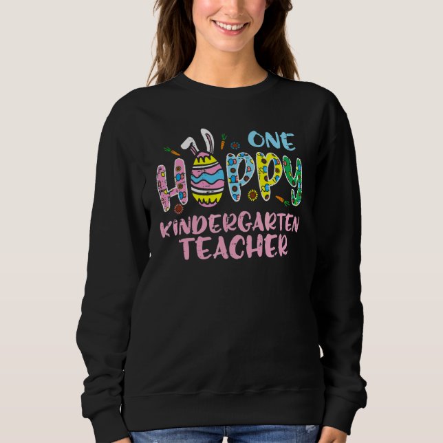 Moletom Dia de Felz pascoa de Professores de Grau Hoppy se (Frente)