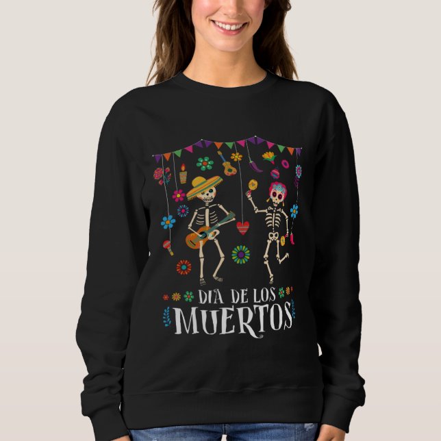 Moletom Dia De los Muertos shirt Day of the Dead 2021 Skul (Frente)