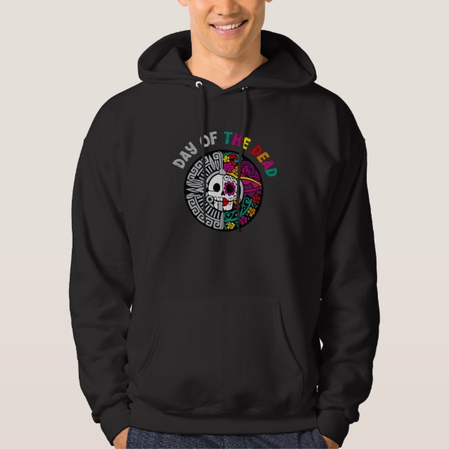 Moletom Dia De Los Muertos Sugar Skull Halloween Day Of Th (Frente)