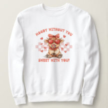 Dia de os namorados Coquette Highland Cow