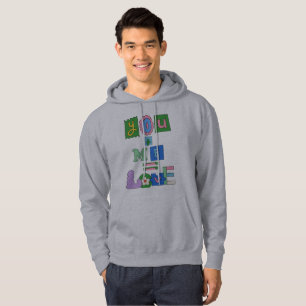 Moletom Dia de os namorados Hoodie para presente