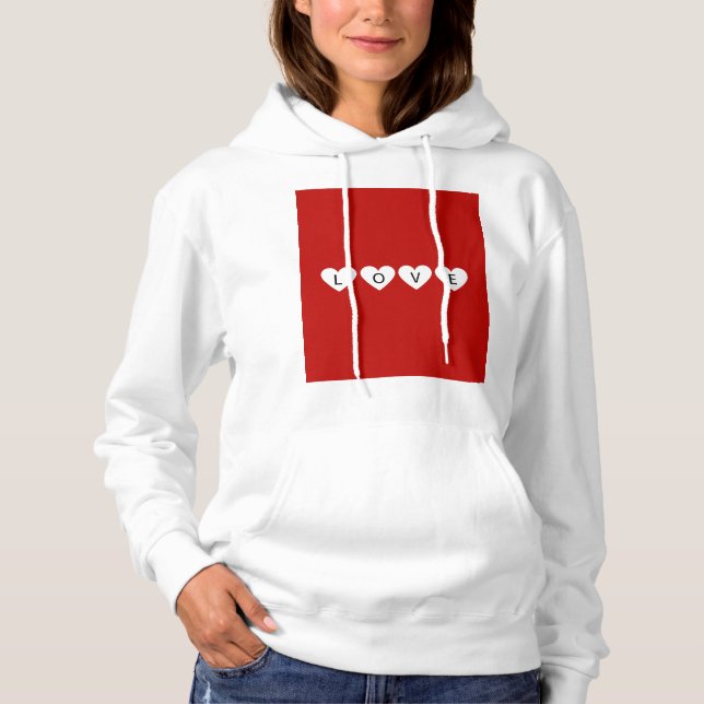 Moletom Dia de os namorados Hoodies (Frente)