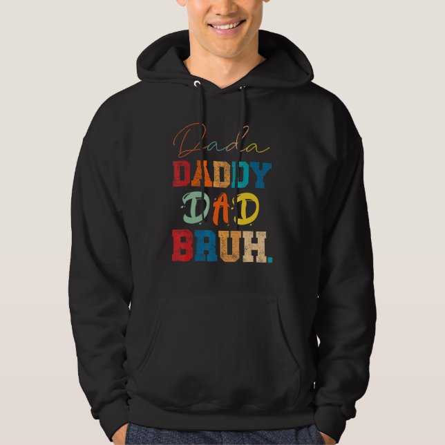 Moletom Dia de os pais Dada Pai Bruh (Frente)