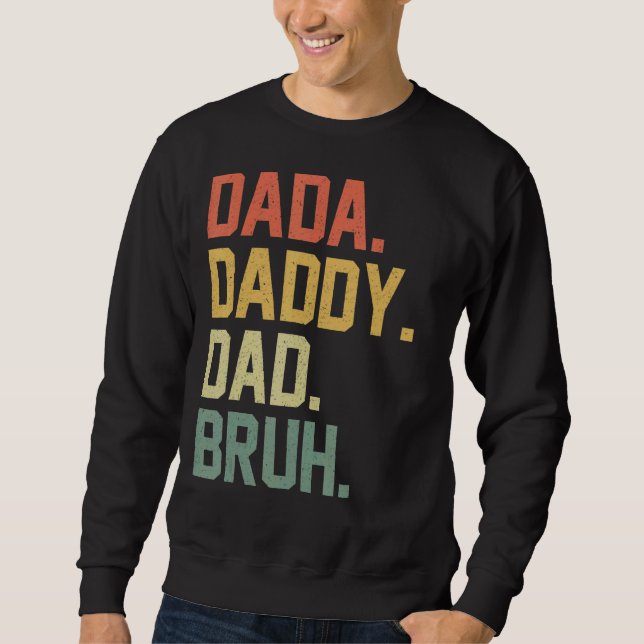 Moletom Dia de os pais Dada Pai Bruh 17 (Frente)