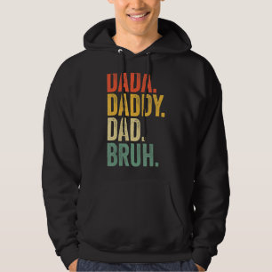 Moletom Dia de os pais Dada Pai Pai Bruh Design Legal Pai