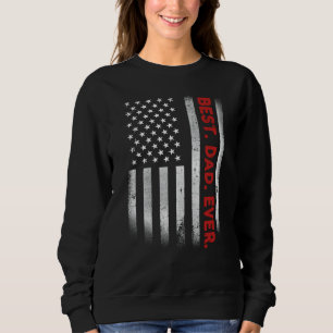 Moletom Dia de os pais De Bandeira De Melhor Pai Americano