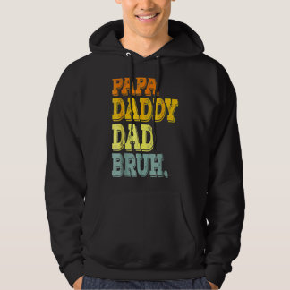 Moletom Dia de os pais de Meninas Dada Pai Bruh 1
