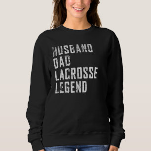 Moletom Dia de os pais De Meninos Pai De Marido Lacrosse L