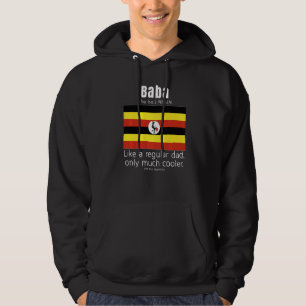 Moletom Dia de os pais de Sinalizador Patriótico do Uganda