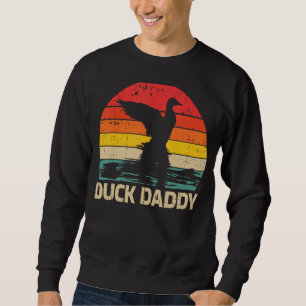 Moletom Dia de os pais do Pai Retro Duck do Mens Duck Vint