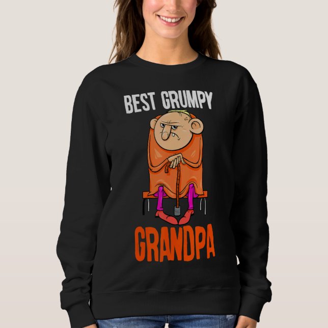 Moletom Dia de os pais do Vovô da Melhor Grumpy (Frente)