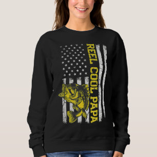 Moletom Dia de os pais Reel Legal Papa Fish American Fl