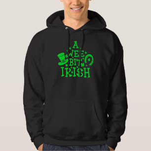 Moletom Dia de São Patrício A Weit Bit Irish Shamrock Rua