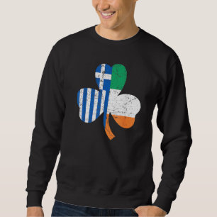 Moletom Dia de São Patrício Bandeira Grega Irlandesa Gréc