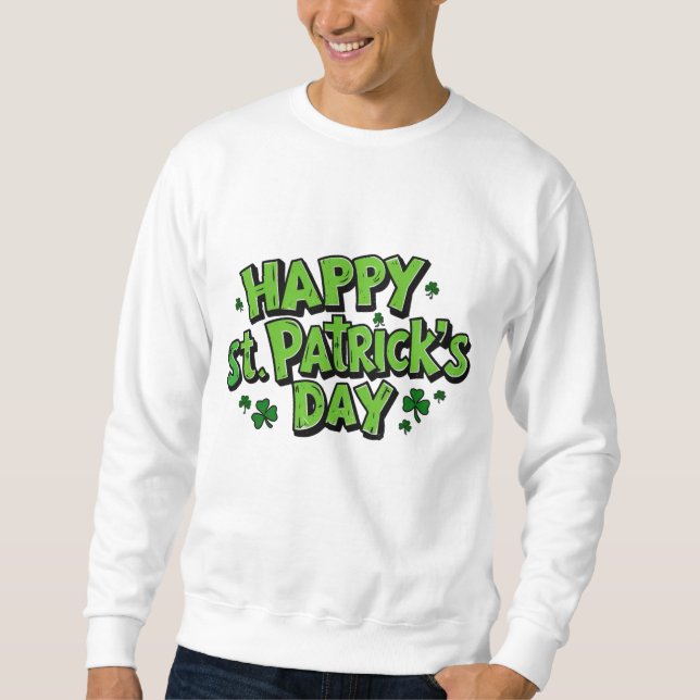 Moletom Dia de São Patrício, Dia de Patrick  (Frente)